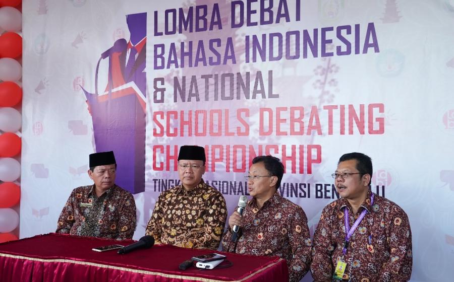 Pembukaan kegiatan lomba ini meriahkan atraksi kesenian Provinsi Bengkulu