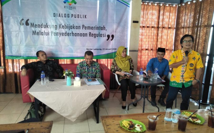 Dialog Terbuka Gerakan Pemuda Milenial Lampung