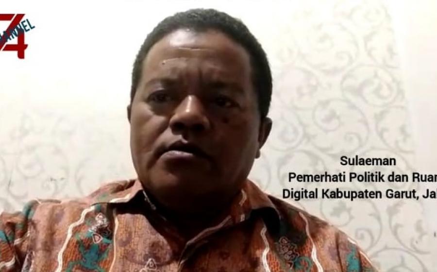 Pemerhati Politik dan Ruang Digital Kabupaten Garut, Jabar, Sulaeman