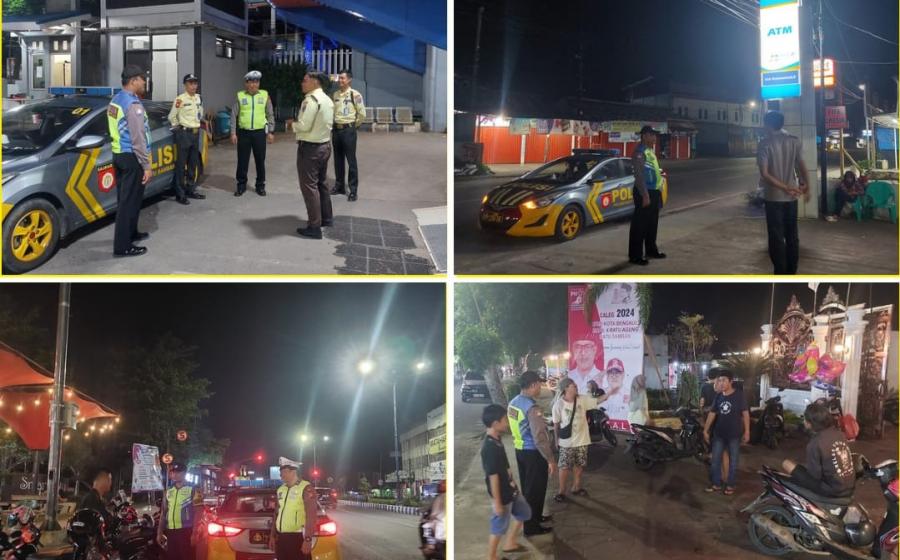 Jaga Keamanan, Personel Polsek Ratu Samban Patroli Keliling