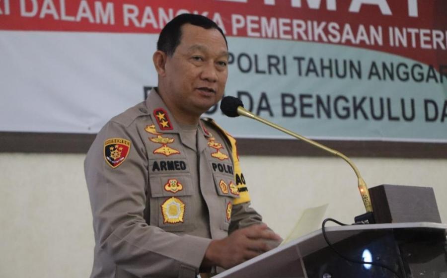 Kapolda Bengkulu Pimpin Taklimat Awal BPK RI