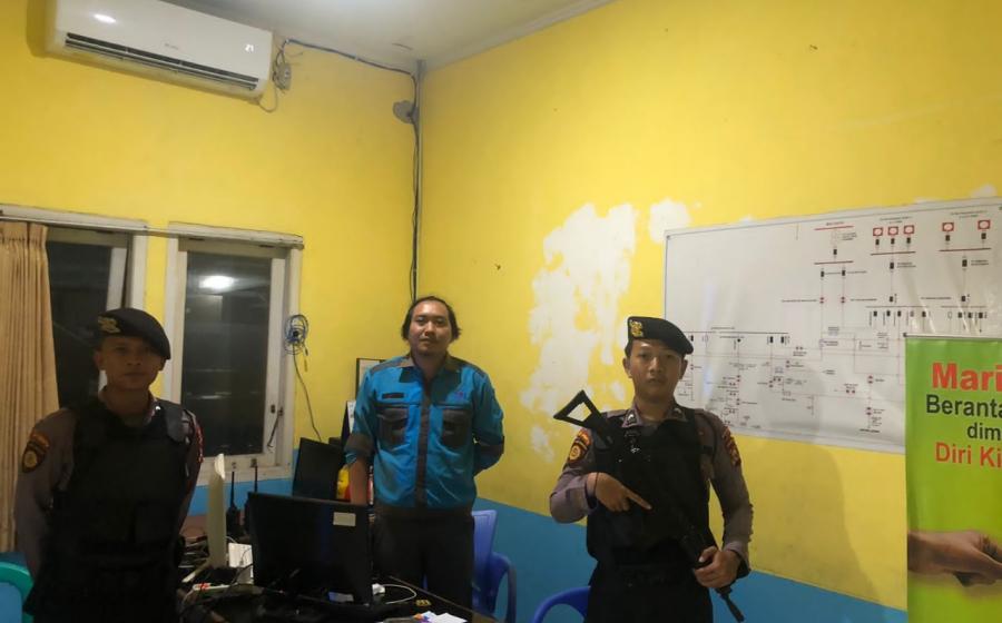 Patroli Presisi Personel Sat Samapta Polres Kaur Pantau Sitkamtibmas di Seputaran Wilkum 