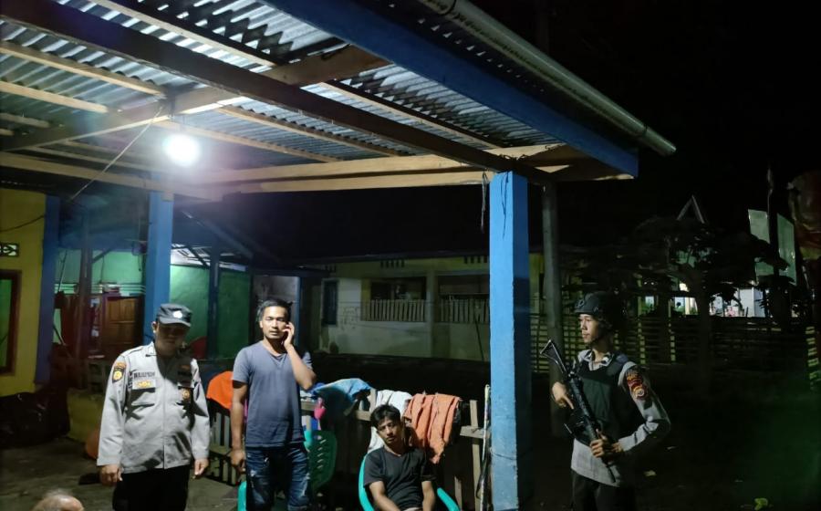 Jaga Kamtibmas Tetap Kondusif, Polsek Padang Guci Hulu Patroli Dialogis