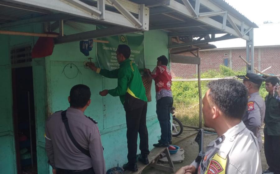 Kapolsek Lebong Selatan Hadiri Sita Eksekusi di Desa Tik Jeniak