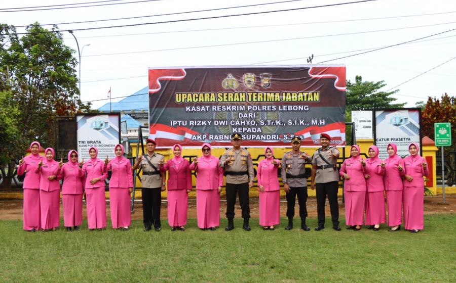 Polres Lebong Gelar Sertijab Kasat Reskrim