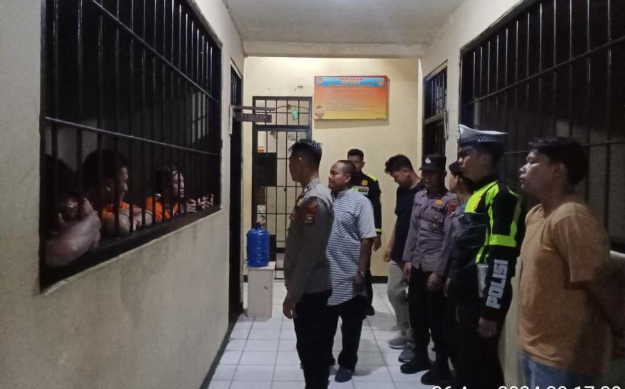 Piket Pawas Polres Kaur Cek dan Kontrol Ruang Tahanan