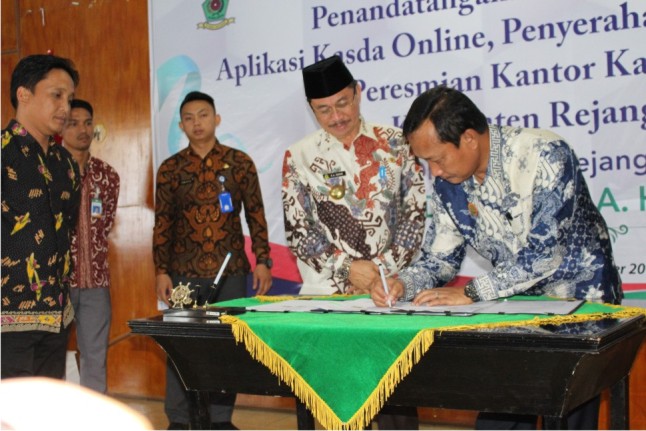 Mou Bank Bengkulu dan Pemda rejang Lebong