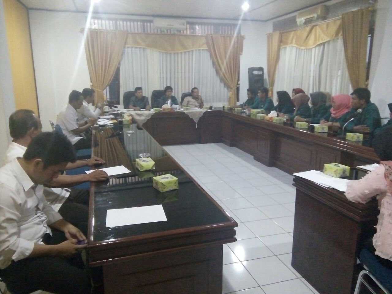 DPRD Bengkulu Utara Bersama Mahasiwa Universitas Ratu Samban