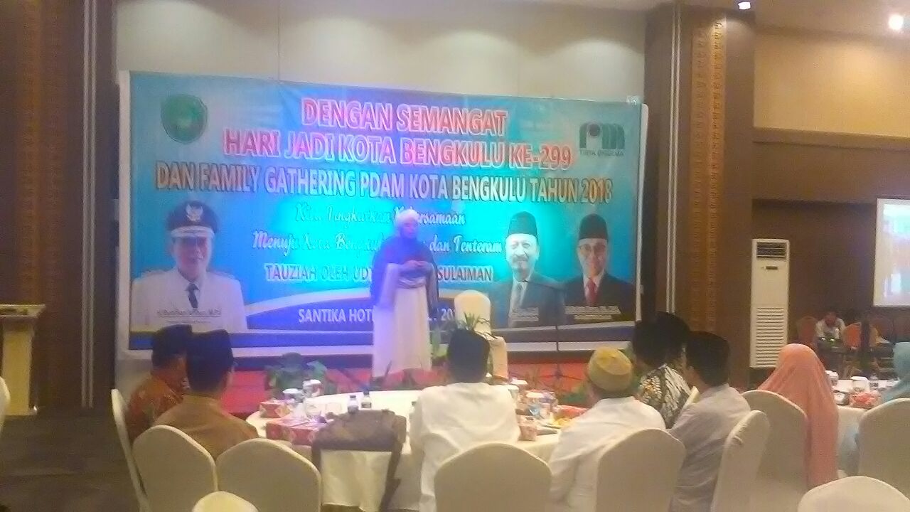peringati Ulta Bengkulu PDAM Gelar Family Gathering 