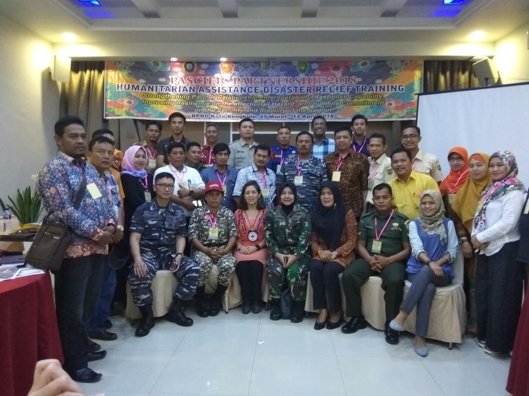 BPBD Kota Bengkulu Gelar Acara Pascific Partnership 2018
