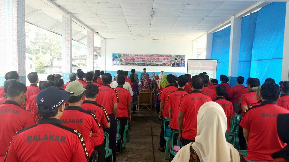 suasanan pembukaan pelatihan Balakar