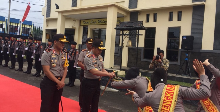 Kapolri Jenderal Polisi Tito Karnavian saat berkunjung ke Bengkulu