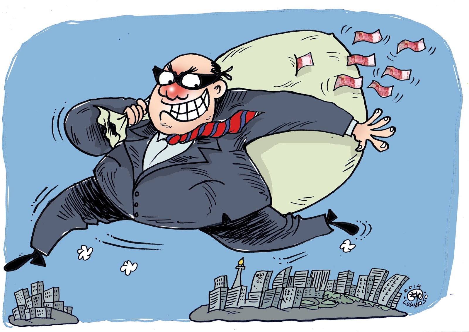 karikatur Dewan Titip Anggaran