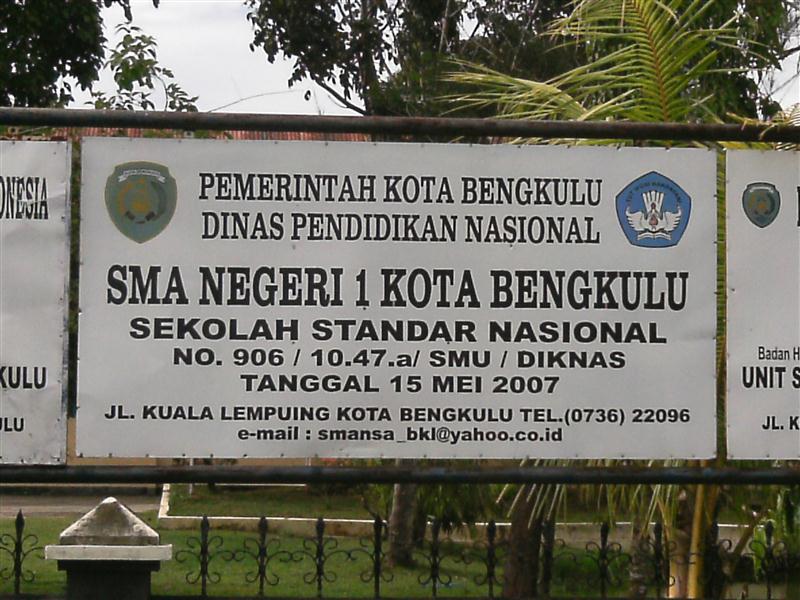 SMA N 1 Kota Bengkulu