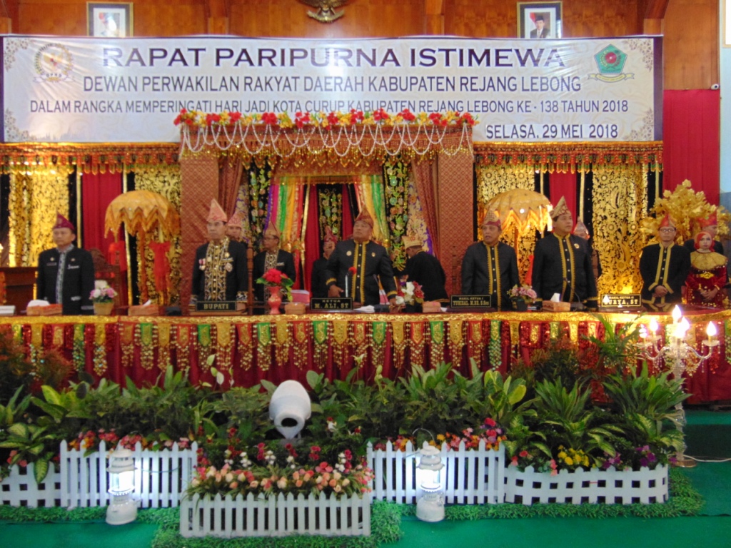 DPRD Rejang Lebong Gelar Rapat Paripurna Istimewa 