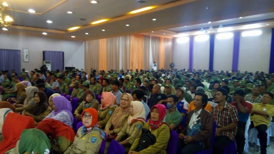 373 linmas dikerahkan untuk pengamanan pilwakot 2018