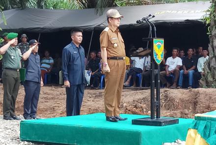 Upacara Penutupan Karya Bhakti TNI 