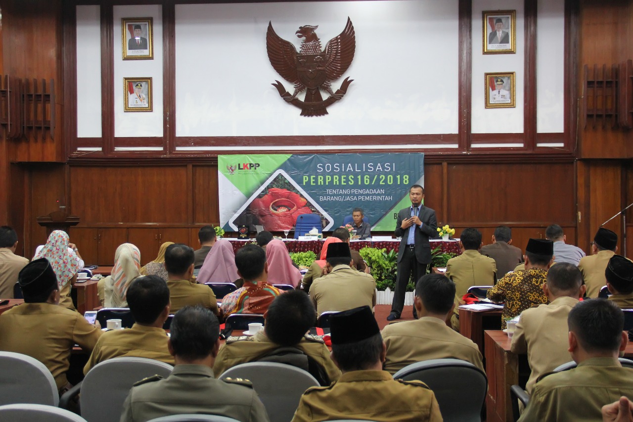 Plt Gubernur Bengkulu Buka Sosialisasi Perpres
