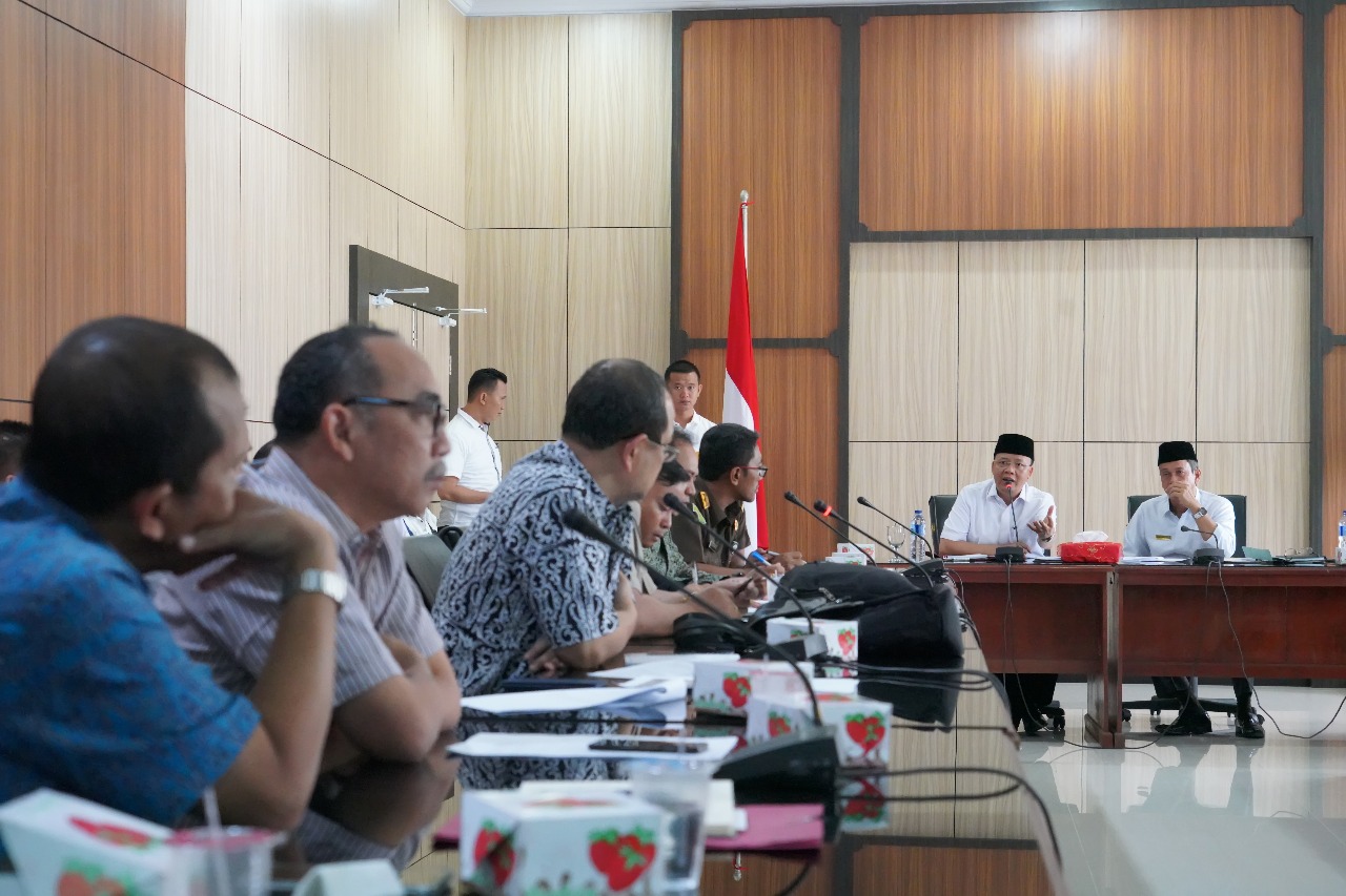 Rapat dikoordinir Dinas Tanaman Pangan Holtikultura dan Perkebunan Provinsi Bengkulu