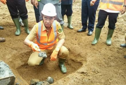 Bupati Rejang Lebong Resmikan dan Peletakan Batu Pertama