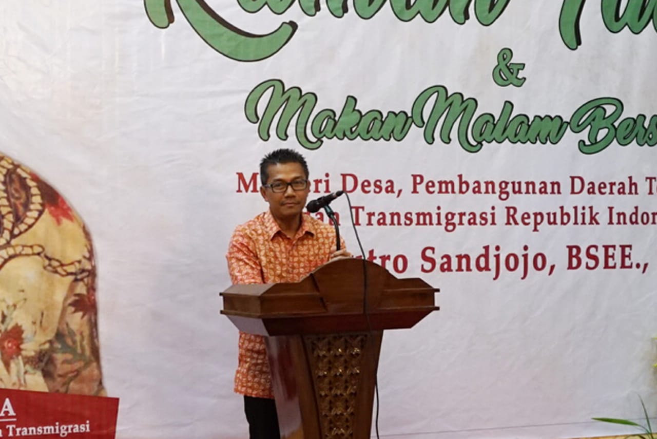 Sambutan Direktur Jendral Pembangunan Daerah Tertinggal(Dirjen PDT) Samsul Widodo