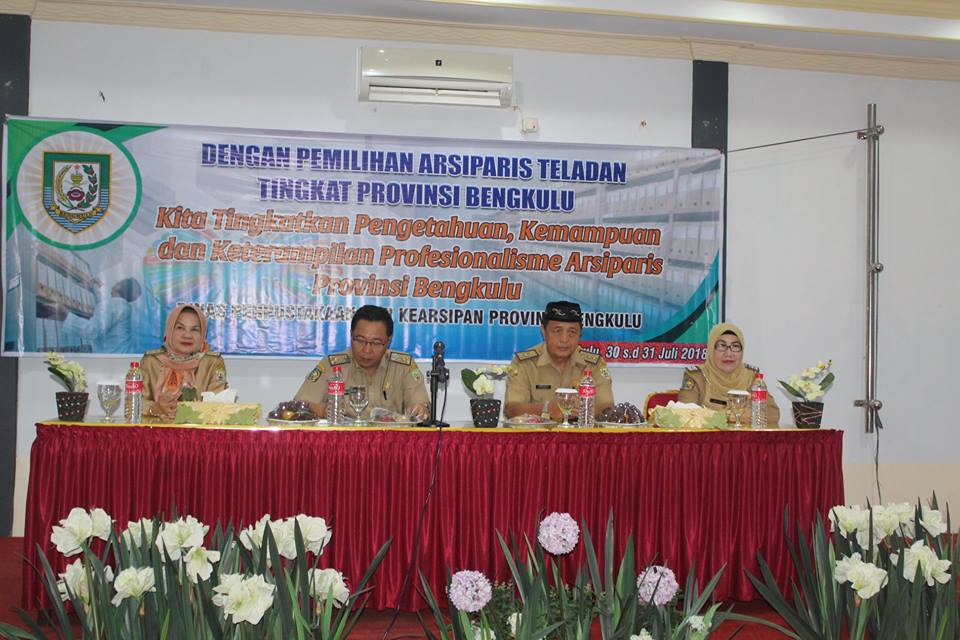 pemilihan arsipasi teladan tingkat provinsi tahun 2018