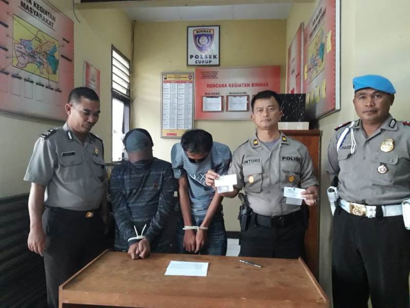 Polsek Curup Tangkap 2 Pria Bawa Sabu