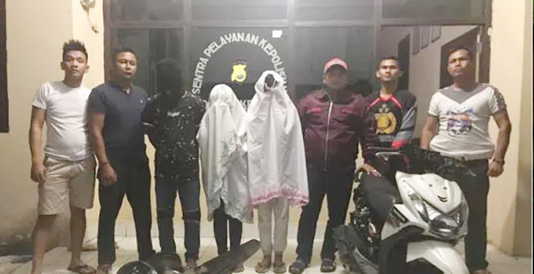 Polisi berhasil mengamankan pelaku maling motor