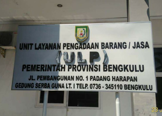 ULP Pokja Provinsi Bengkulu