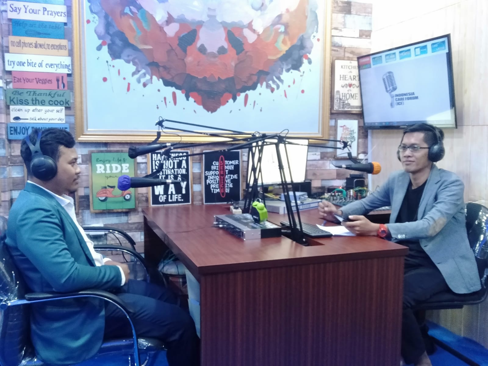 Pengurus Pusat IPNU Abdul Baary Dalam Podcast ICF TV Channel