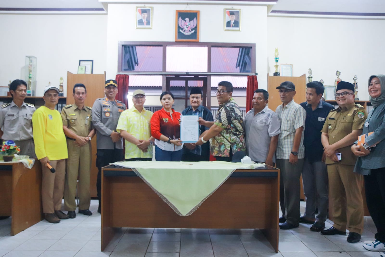 kesepakatan antara PT. Pamor Ganda dengan masyarakat ketahun