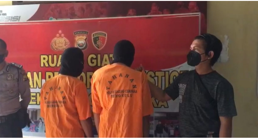 Terduga pelaku pencurian sarang walet