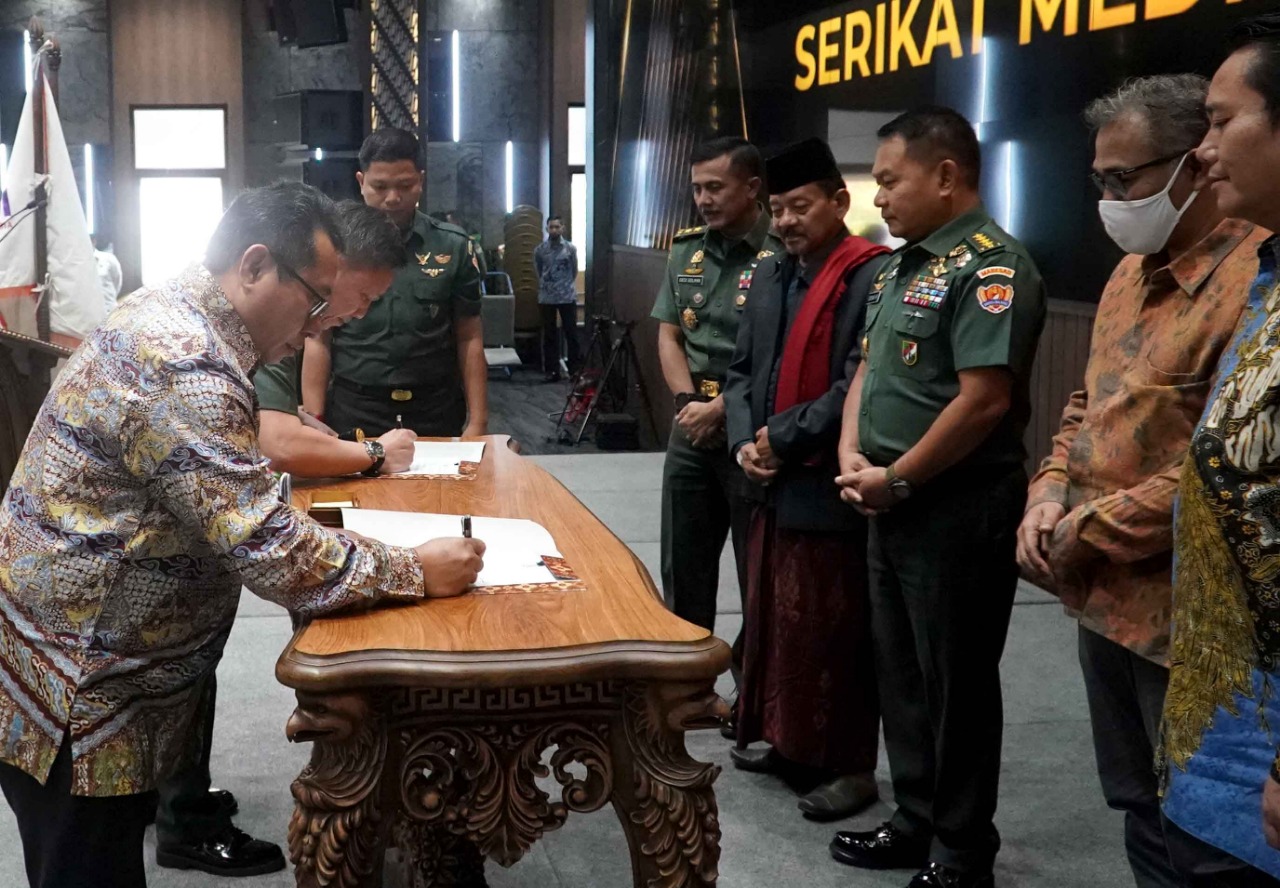 SMSI dan TNI AD Tandatangani PKS
