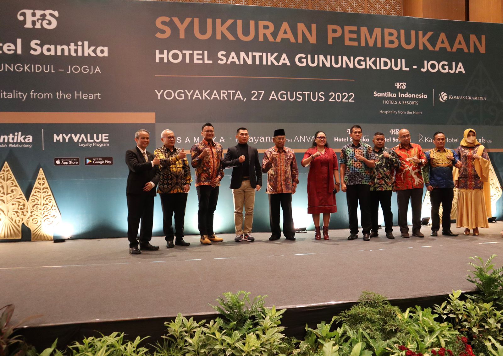 Syukuran Pembukaan Hotel Santika Gunungkidul 