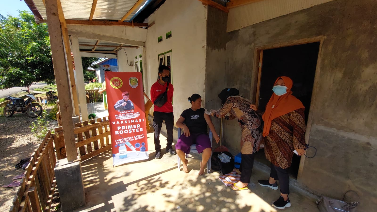 Maksimalkan Capaian Vaksinasi, Binda Bengkulu Gencarkan Vaksinasi Door To Door