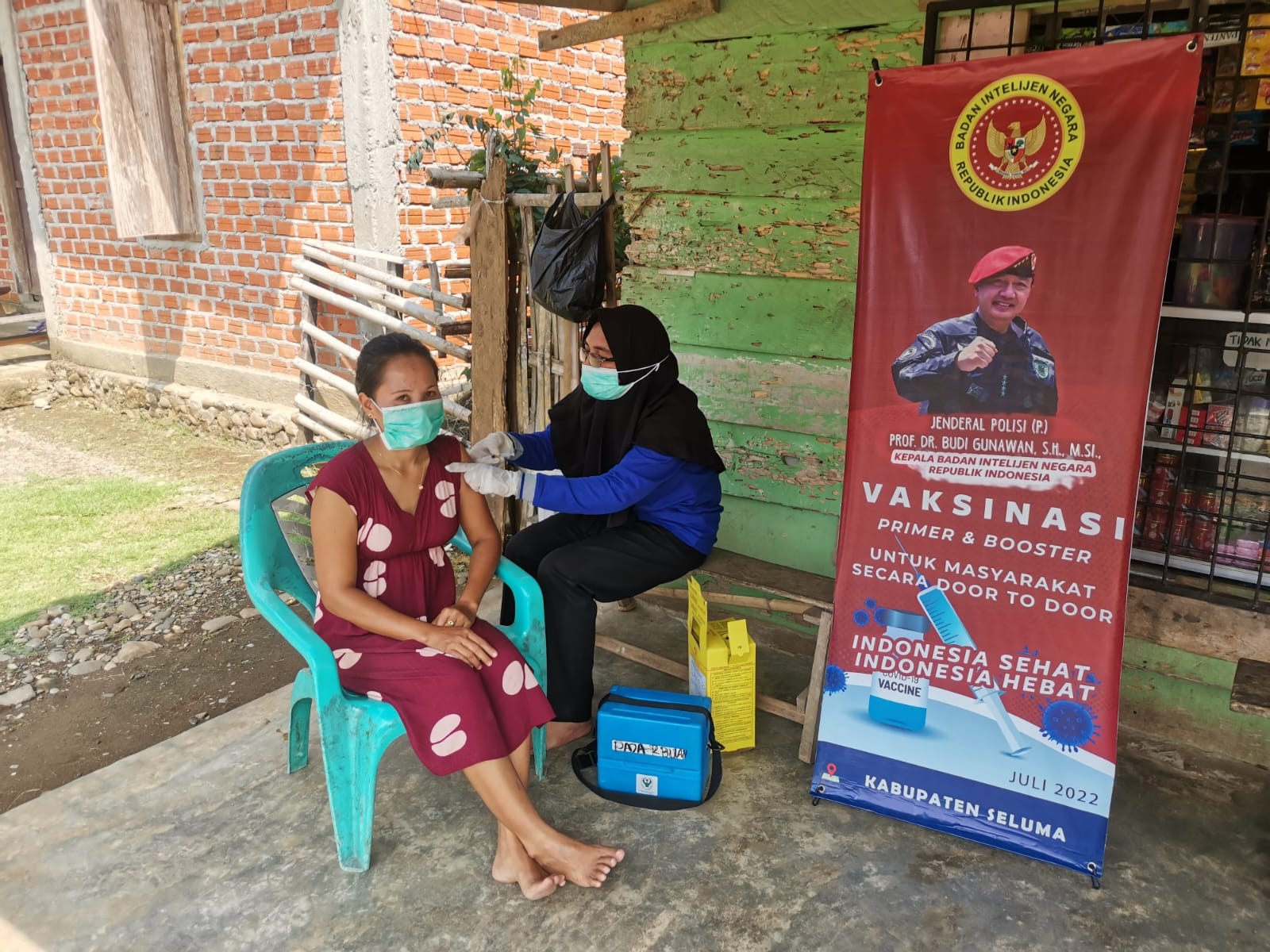 Maksimalakan Capaian Vaksinasi, Binda Bengkulu Gencarkan Vaksinasi Door To Door