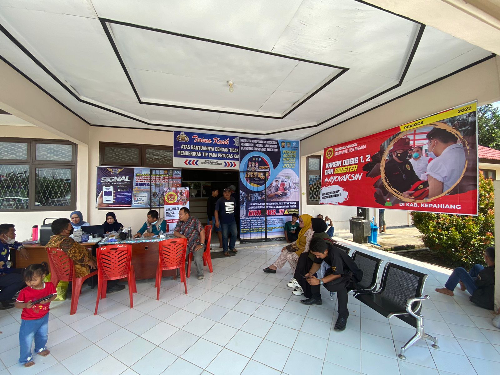 Cegah Lonjakan Kasus Covid-19, Binda Bengkulu Gelar Vaksinasi Serentak di Seluruh Kab/Kota