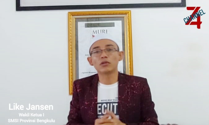 Wakil Ketua I Serikat Media Siber Indonesia (SMSI) Bengkulu, Like Jansen