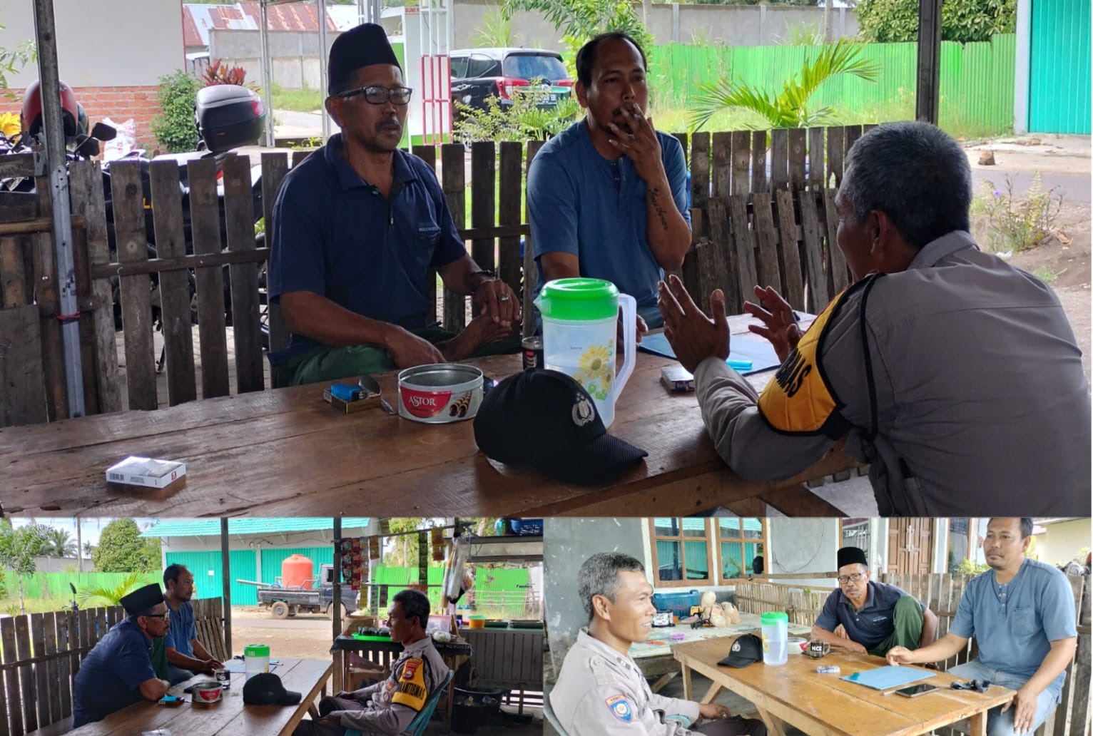 Sambang, Upaya Bhabinkamtibmas Polsek Kampung Melayu Menjalin Komunikasi dengan Warga 