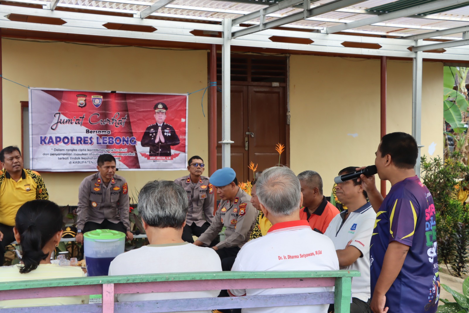 Jumat Curhat Polres Lebong Digelar di Gereja