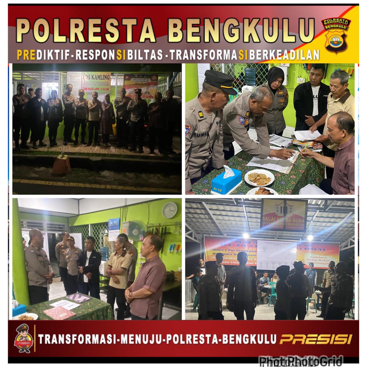 Polresta Bengkulu, Terima Kunjungan Tim Penilai Ditbinmas Polda Bengkulu 