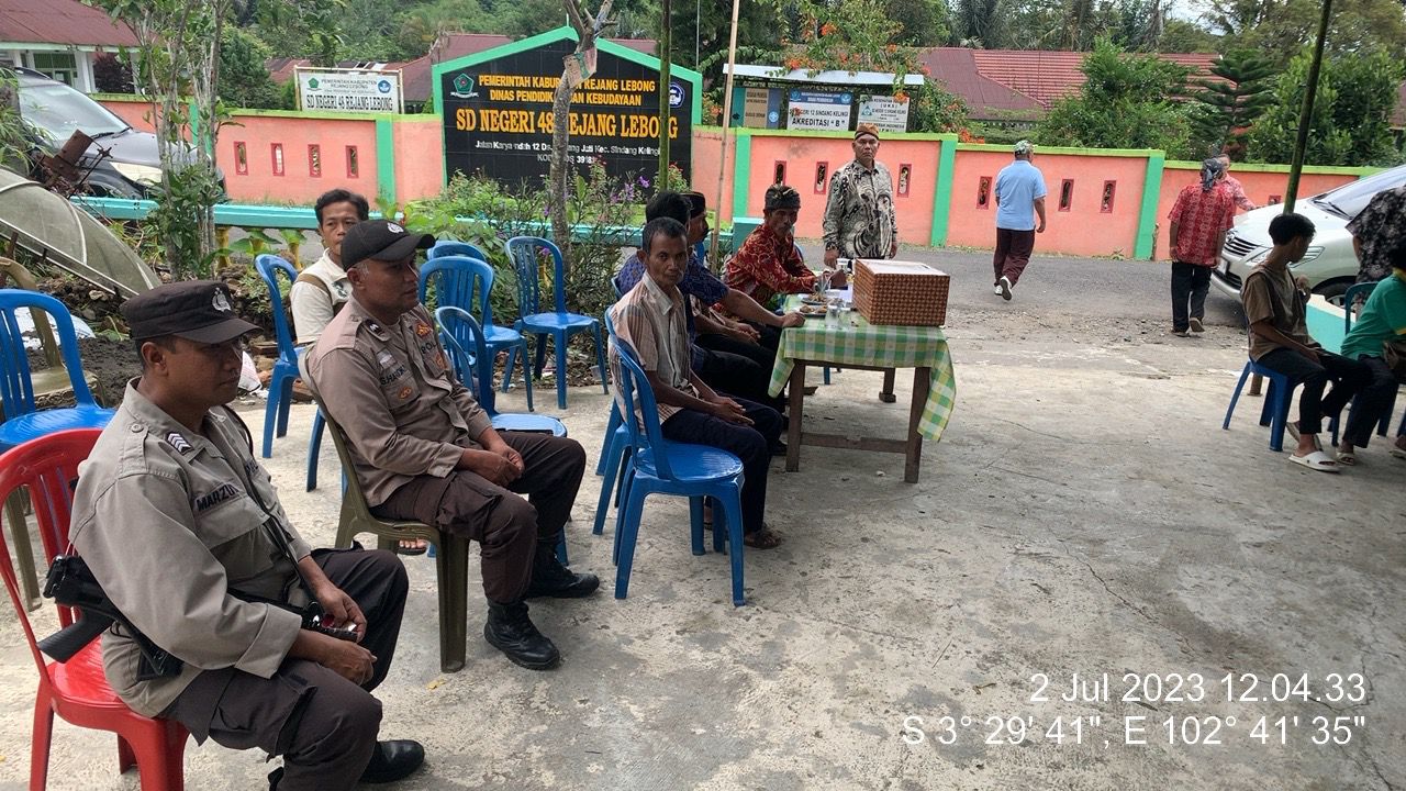 Polsek Sindang Kelingi Gelar Pengamanan Perayaan Dharmasanti Waisak 2567 Tahun 2023