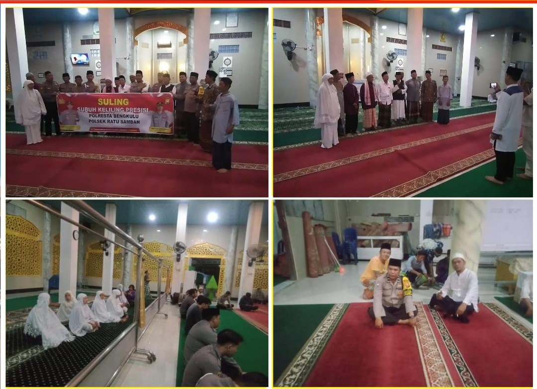 Dengarkan Keluhan Masyarakat, Polresta Bengkulu Rutin Gelar Subuh Keliling