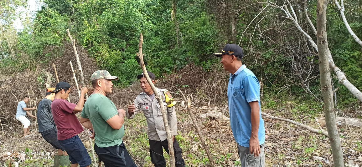 Problem Solving, Polsek Kaur Selatan Damaikan Perselisihan Tapal Batas Warga