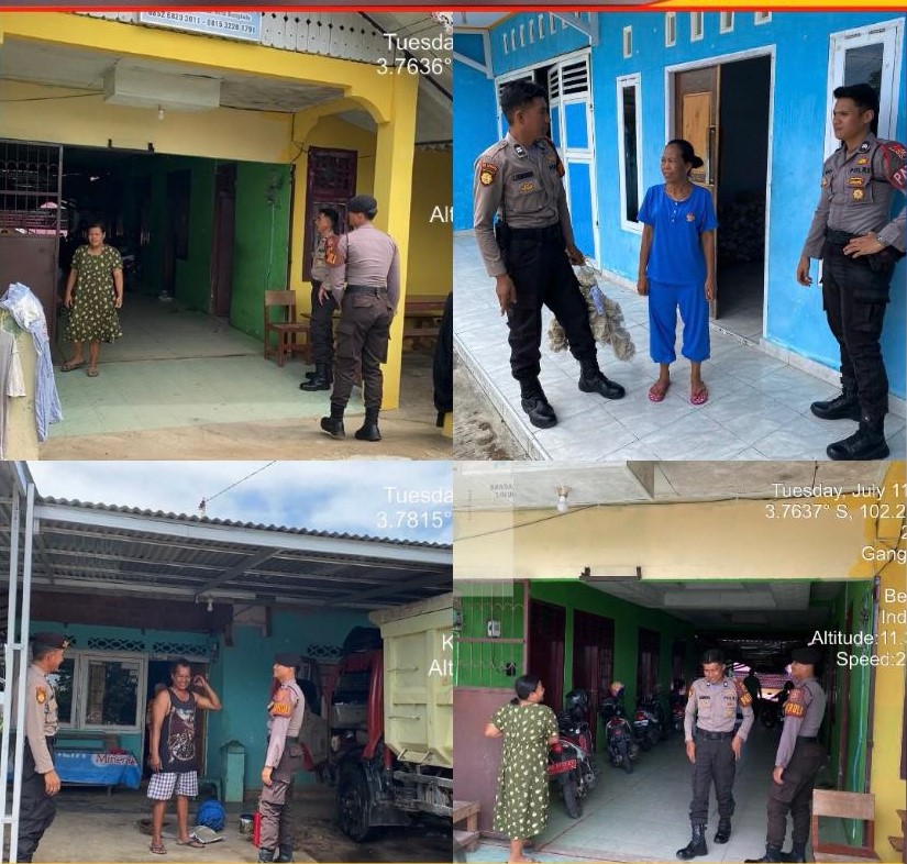 Siang Hari, Sat Samapta Polresta Bengkulu Patroli Mobiling di Seputaran Kota Bengkulu