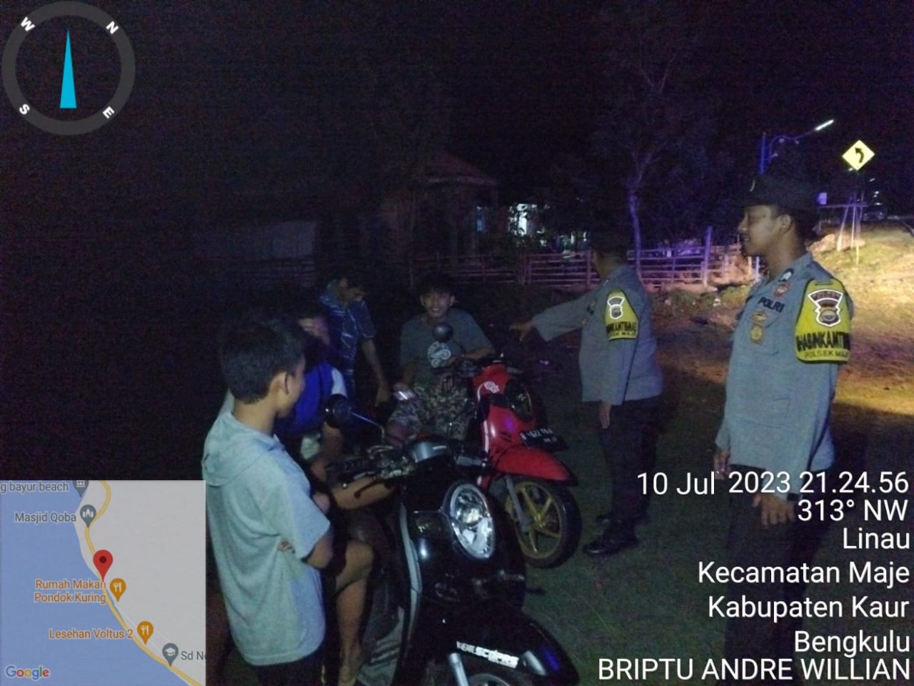 Antispasi 3C, Polsek Maje Patroli KRYD Sampaikan Imbauan Kamtibmas