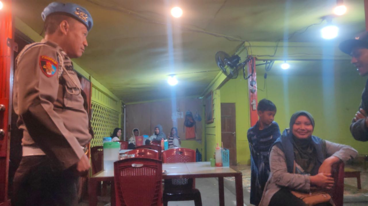 Jaga Kamtibmas, Polsek Giri Mulya Melaksanakan Patroli Dialogis