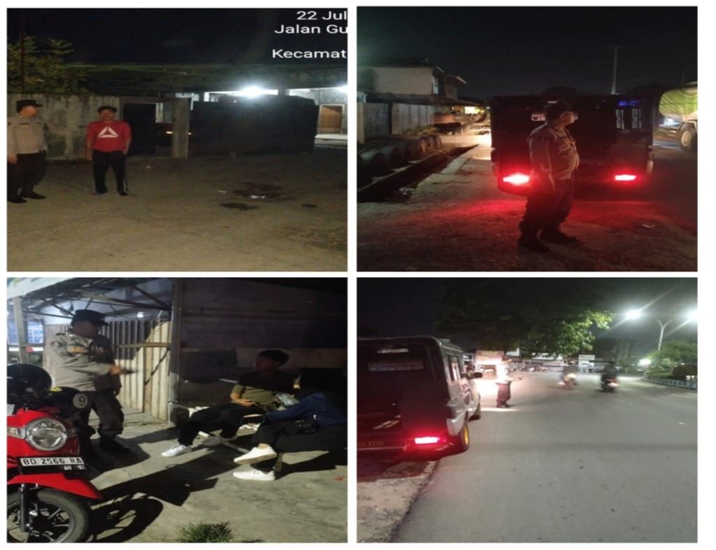 Cegah Tindak Kejahatan Polsek Ratu Agung Patroli Rutin di Wilayah Hukum