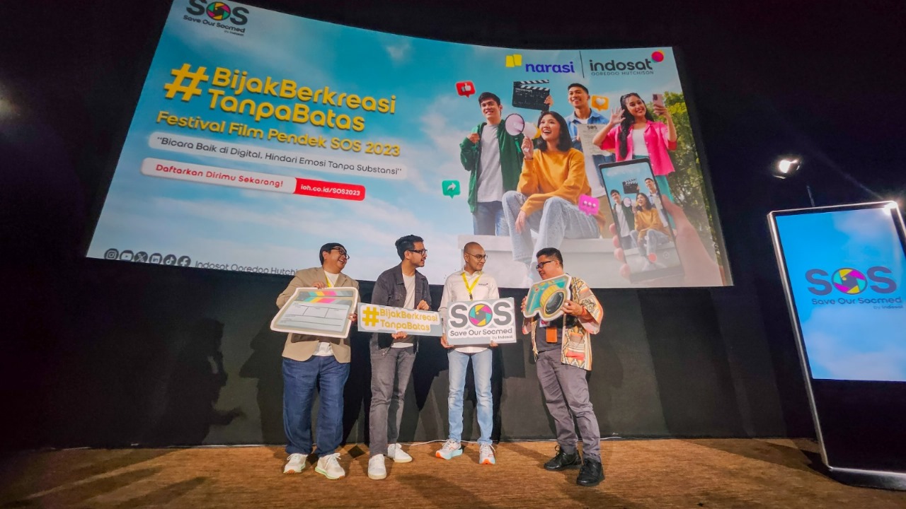 Kampanyekan Anti Hate Speech, Indosat Ooredoo Hutchison Gelar Kompetisi dan Festival Film Pendek SOS 2023