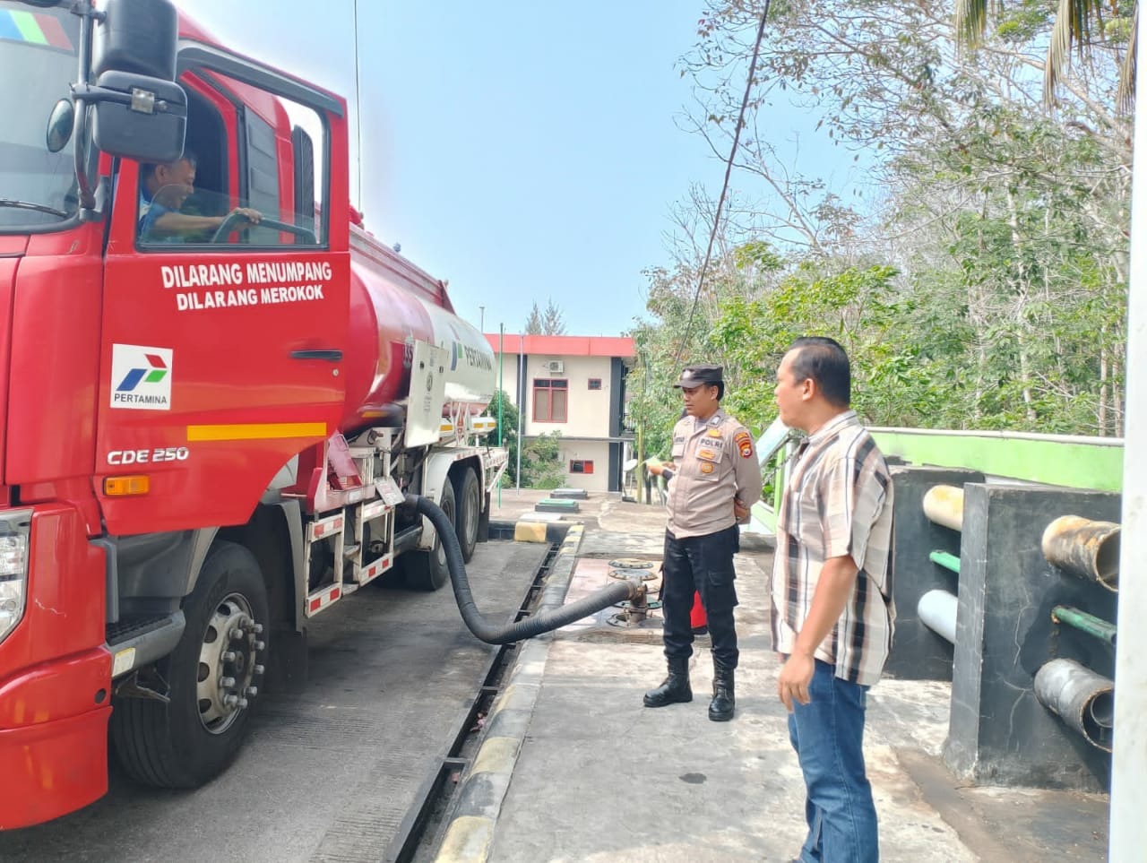 Cegah Penyelewengan BBM Subsidi, Polsek Lais Monitoring Penyaluran SPBU 